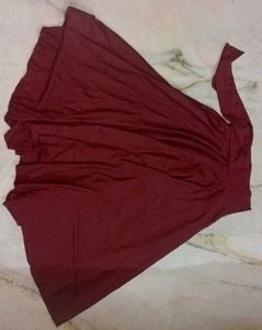 Cute Ruffled Top With Long Skirt