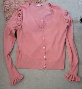 zara Ruffle Cardigan