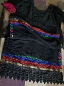 Black punjabi kurti