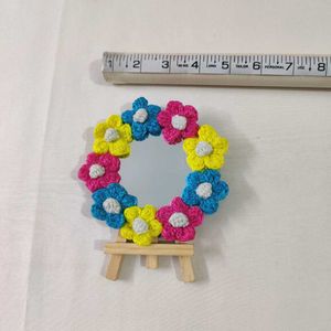 Handmade Crochet Mirror Stand