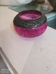 Glass Candle Holder