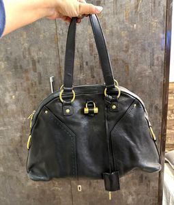 Authentic Yves Saint Laurent Muse Dome Tote Bag