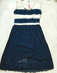 Blue one piece dress for women