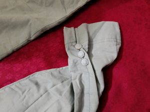 Grey Pant With Zip Pocket