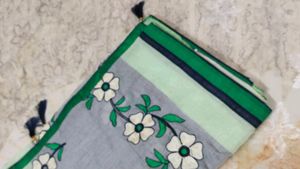 Cottan saree.. 1 time used..