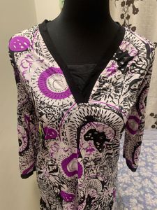 Patterned Casual Dress
