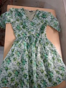 Floral Print Ruffle Mini Dress