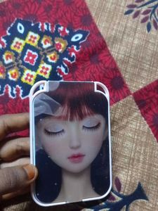 Cute Anime Girl Pocket Mirror
