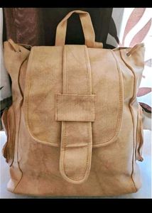 🆕 Beige Backpack 🎒