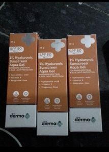 Combo Derma Co Salicylic Acid Facewash &amp;sunscreen