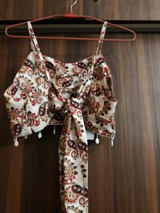 Paisley Print Blouse