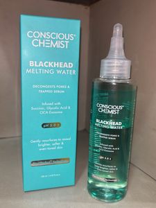 Conscious Chemist Blackhead melting water