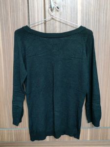 Black Sweatshirt Top