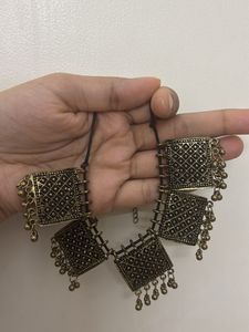 Statement Oxidised Necklace