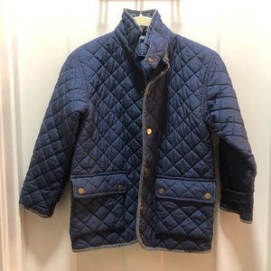 Ralph Lauren Imported Navy Quilted Jacket.