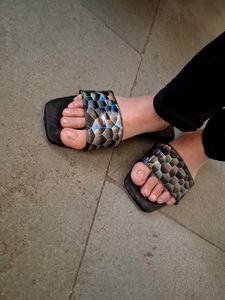 Black Flats In Size 41