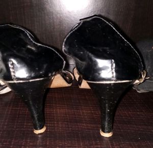 Black high heels