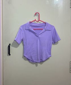 Cute Lilac Crop Top