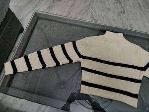 Striped Knit Sweater