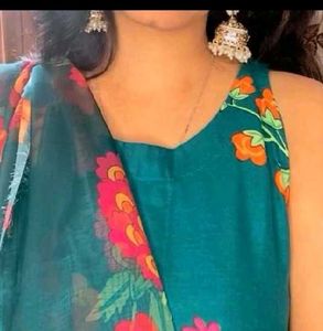 Green Kurta Set