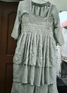 SANCIAWomen Georgette Kurta Palazzo Set