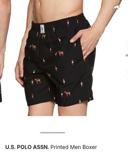 Pure Cotton Us Polo Assn. Printed Boxer For Men