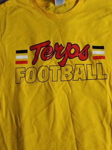 Terps Football Yellow T-Shirt
