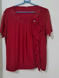 Maroon Top
