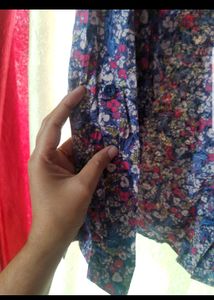 cotton floral shirt for girls ...