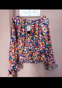 New With Tag Floral Top For Women