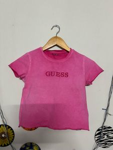 Guess Pink Graphic Tee