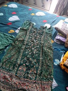 Green Kurta Set