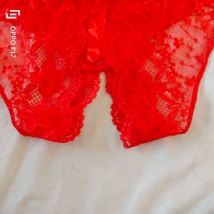 Red Lace Lingerie Set