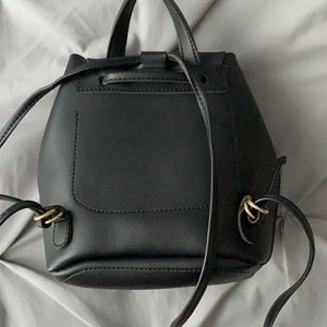 Mini Black Backpack