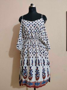 Boho Cold Shoulder Dress