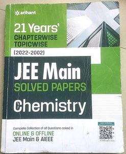 JEE Mains Chemistry Solved Papers
