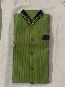 Green Ethnic Jacket
