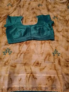 Sparkling Sequence Pattern Saree With Blouse