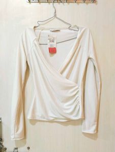 Wrap Long Sleeve Top