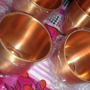 🆕 4 Pieces Copper Glass Set