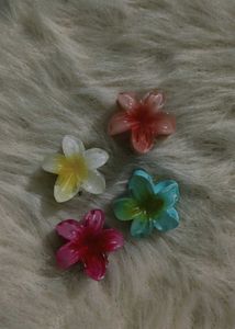 Floral mini Hair claw Accessories