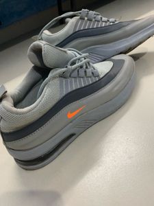Nike Grey &amp; Orange Sneakers
