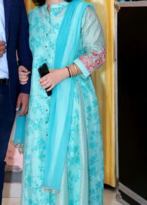 Beautiful Blue Green Dress