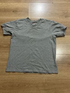 Gray V-Neck T-Shirt