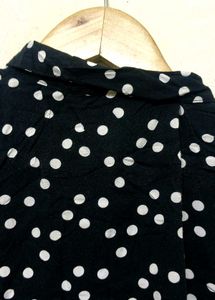 Trendy New Polka Dot Sleeveless Blouse