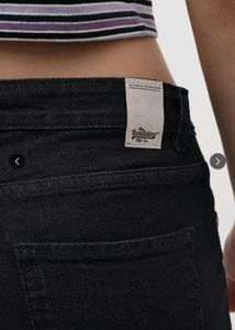 Roadster Black Wide Leg Jeans