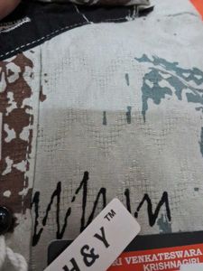 Grey H&amp;Y Patterned Shirt