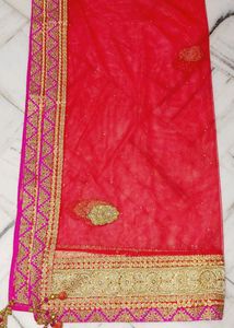 Jodhpuri Lehnga Choli Purple  Red Net Duppata