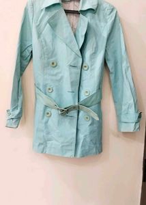 women Mint Trench Coat size S