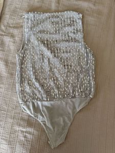 Zara Sequin Sleeveless Top